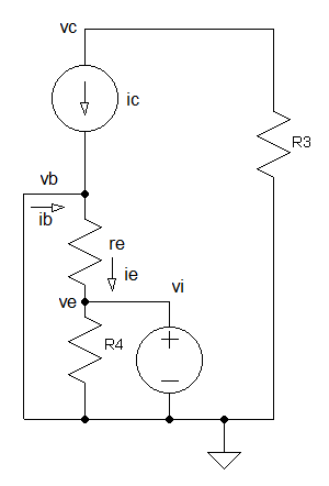 Common Base Amplifier - AC